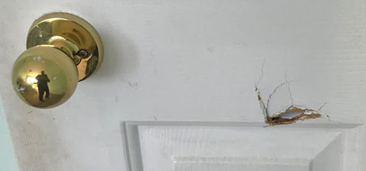 interior door hole repair Pasadena
