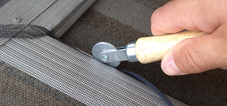 metal screen door repair in Pasadena
